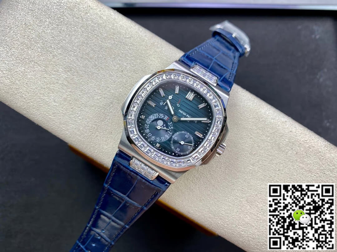 Patek Philippe Nautilus 5724G-001 GR Factory Diamond Bezel