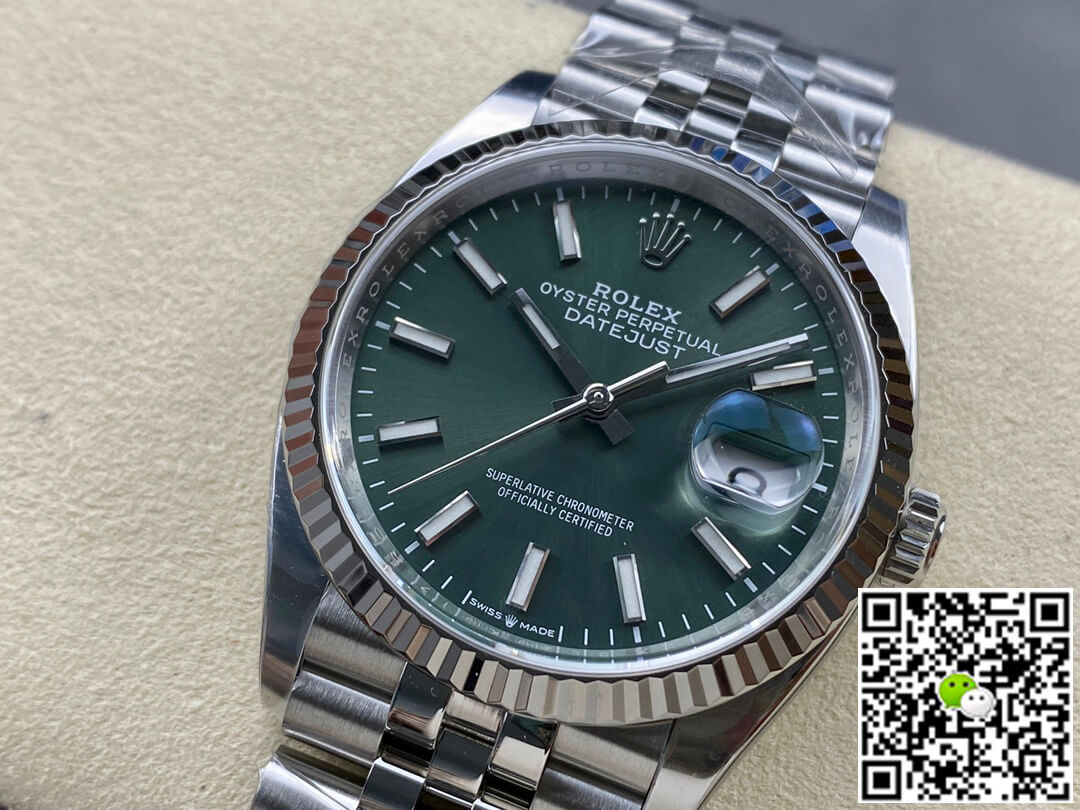Rolex Datejust M126234-0051 36MM Clean Factory Green Dial
