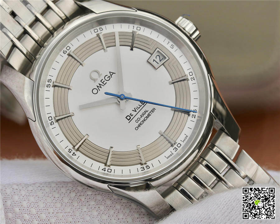 Omega De Ville 431.30.41.21.02.001 VS Factory Silver Dial Stainless Steel Strap