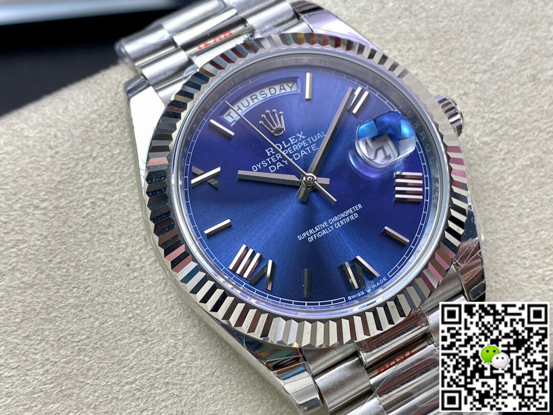 Rolex Day Date M228236-0007 EW Factory Blue Dial