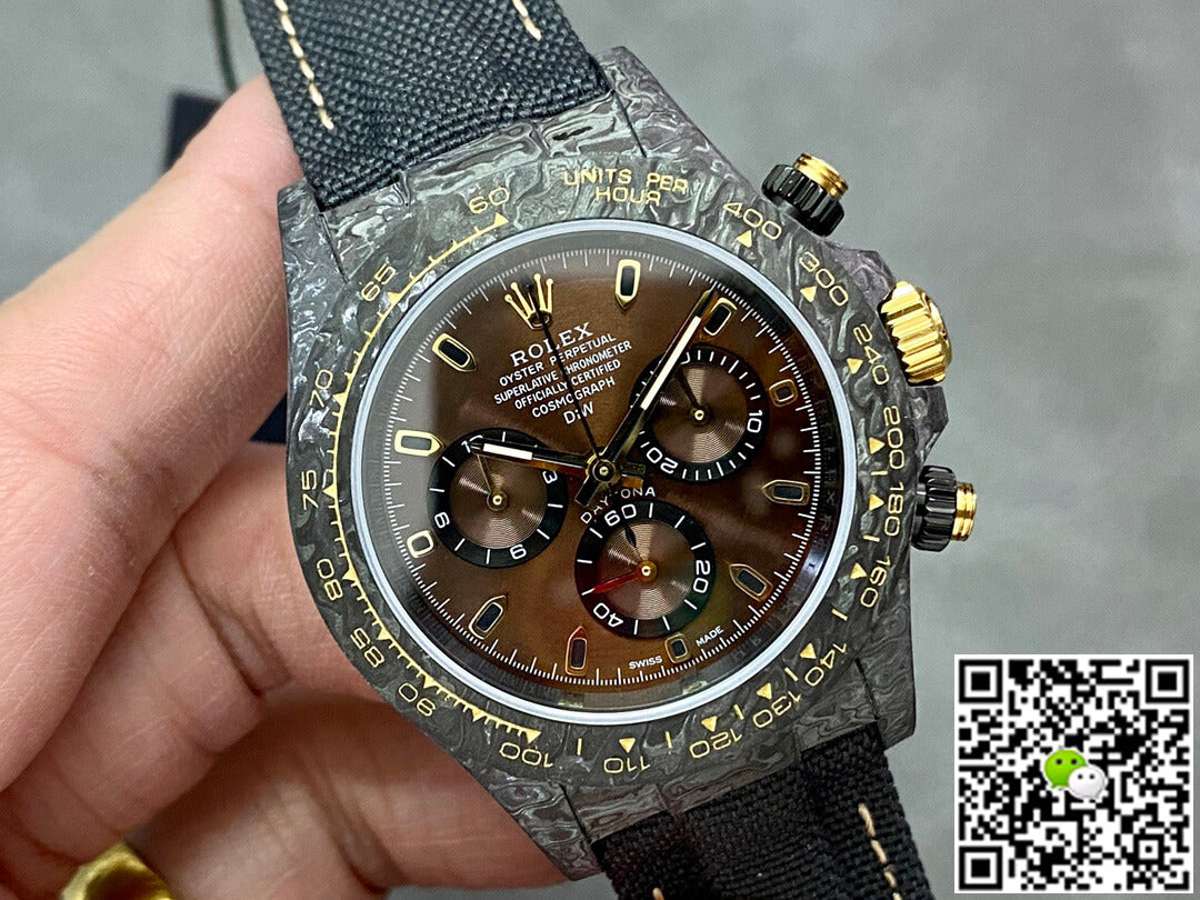 Rolex Daytona Cosmograph Noob Factory Diw Custom Version Brown Dial