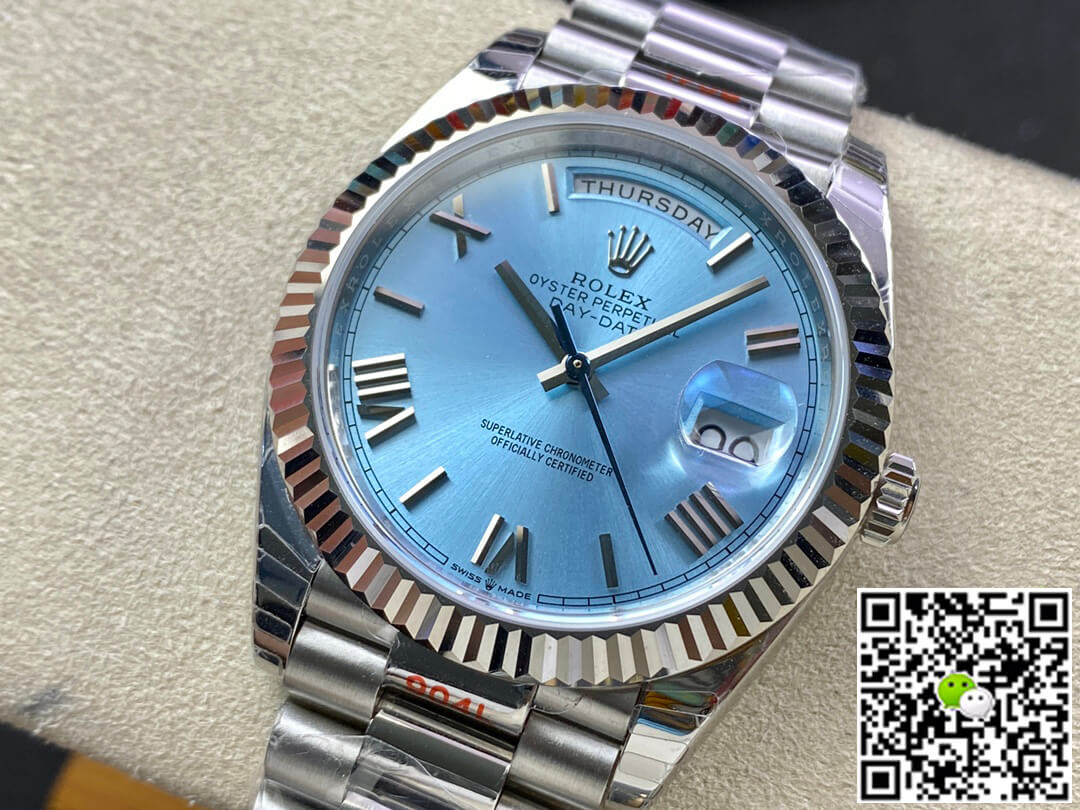 Rolex Day Date M228236-0012 EW Factory Blue Dial