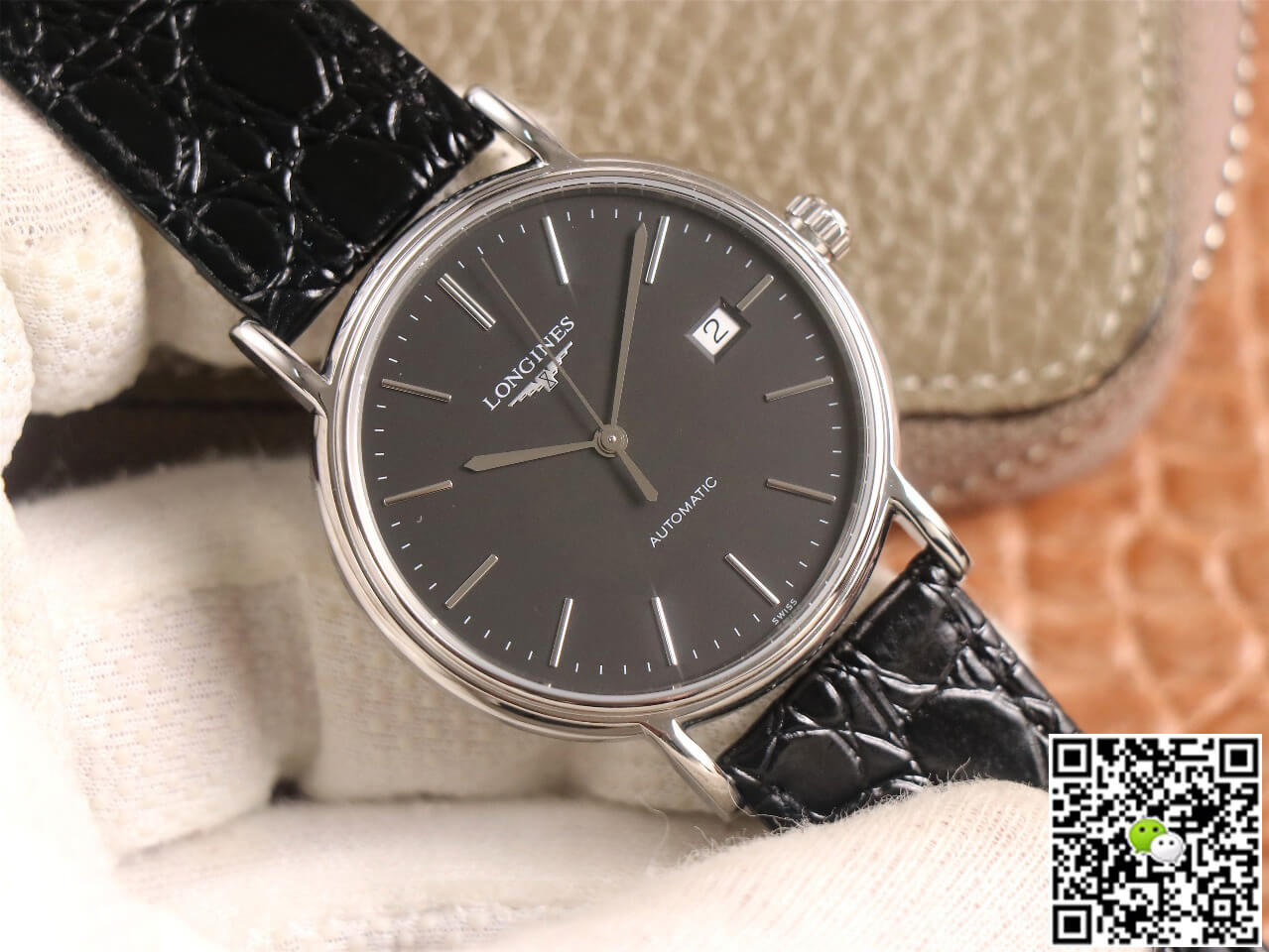 Longines Presence L4.921.4.52.2 KY factory Black Dial
