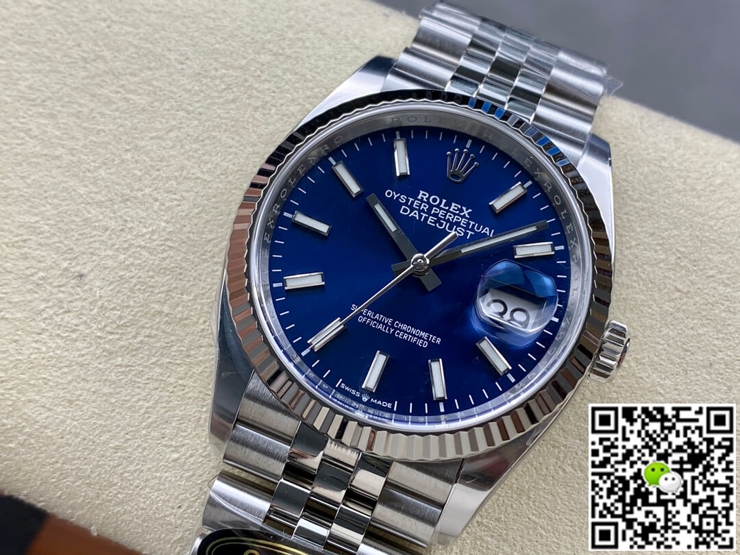 Rolex Datejust M126234-0017 36MM Clean Factory Blue Dial