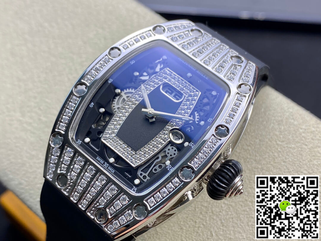 Richard Mille RM07-01 RM Factory Black Rubber Strap