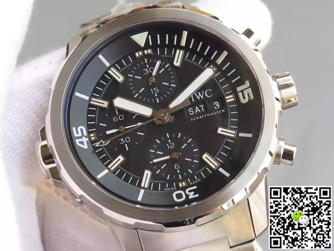IWC Aquatimer IW376804 V6 Factory Black Dial