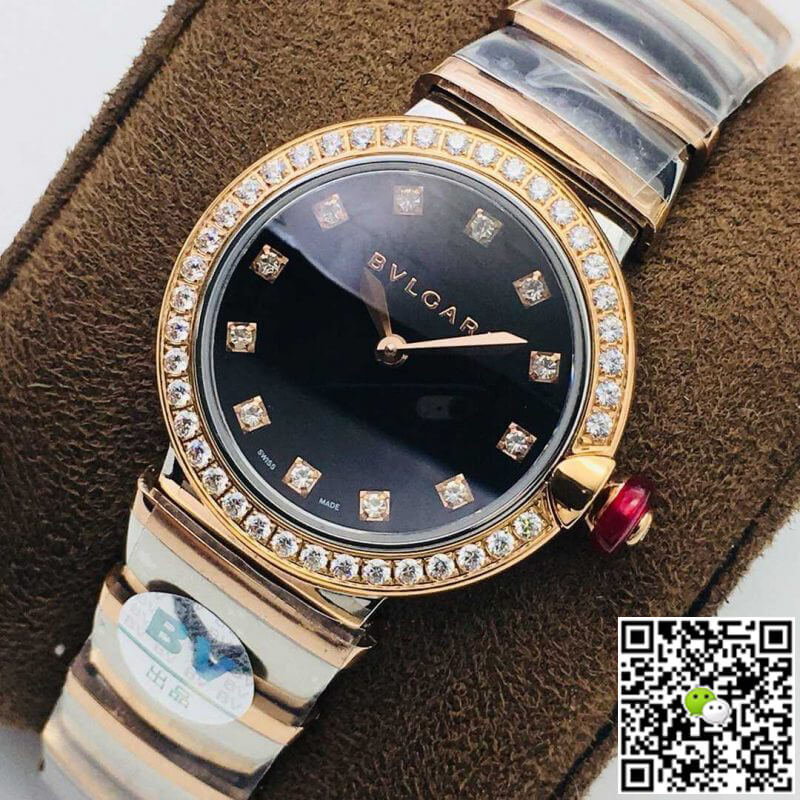 Bvlgari LVCEA BV Factory Rose Gold Black Dial