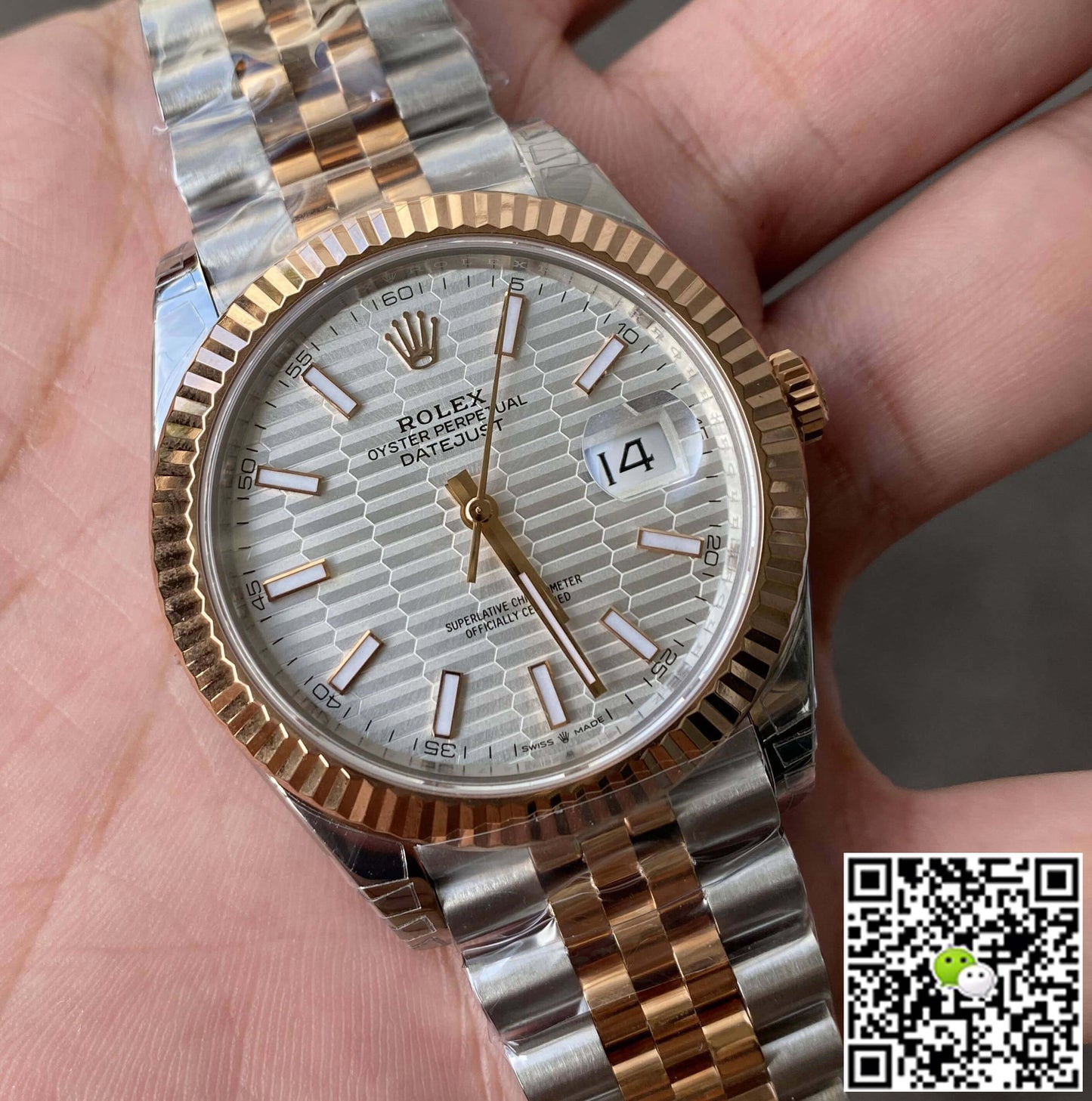 Rolex Datejust M126331-0018 41MM VS Factory Rose Gold