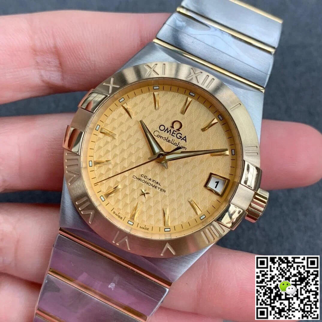Omega Constellation 123.20.38.21.08.002 VS Factory Champagne Dial