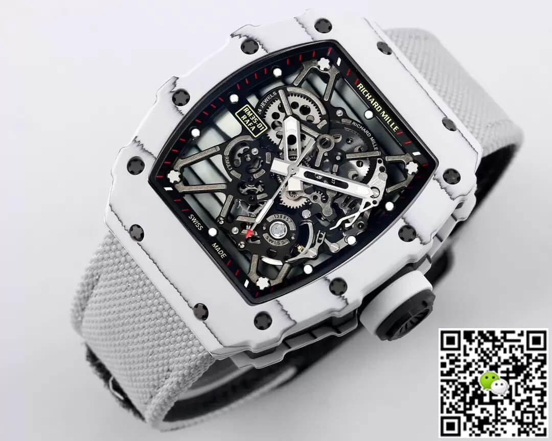 Richard Mille RM35-01 BBR Factory White Carbon Fiber Case