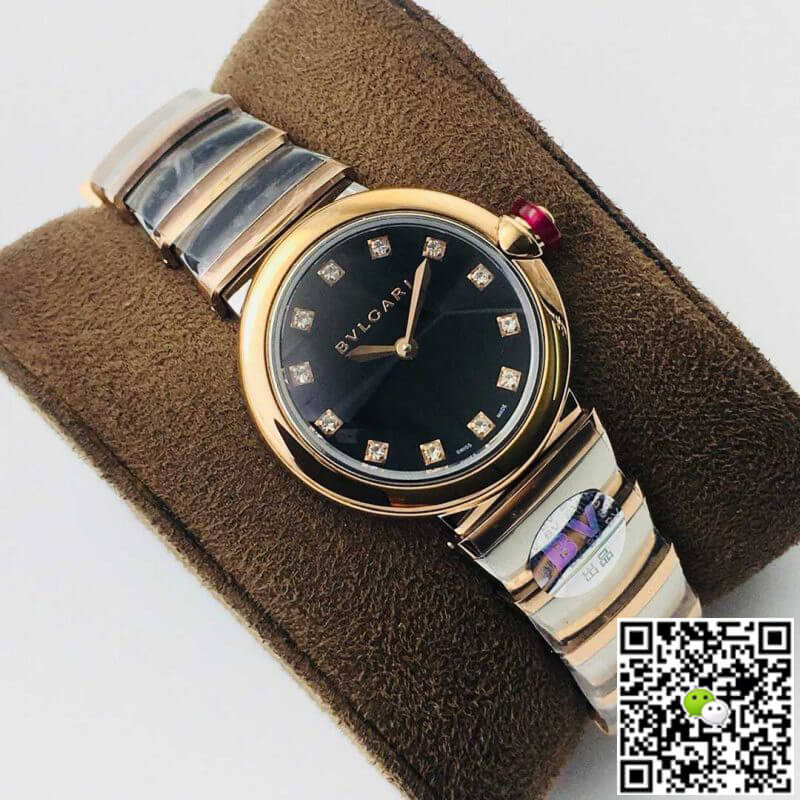 Bvlgari LVCEA BV Factory Diamond Black Dial