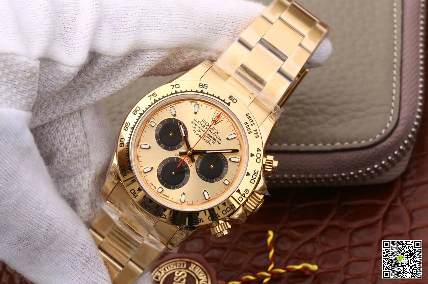 Rolex Daytona Cosmograph 116508 JH Factory Yellow Gold Dial