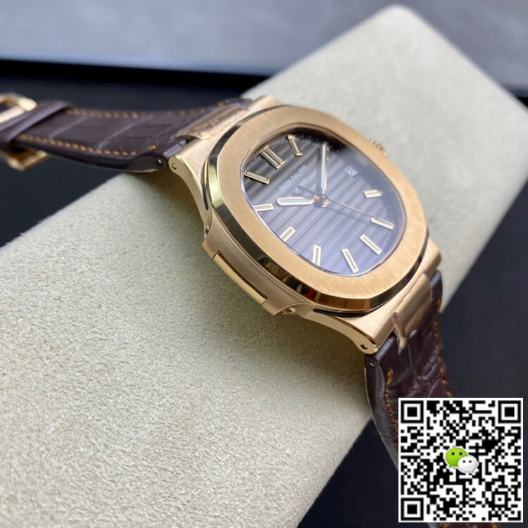 Patek Philippe Nautilus 5711R 3K Factory Rose Gold Grey Dial