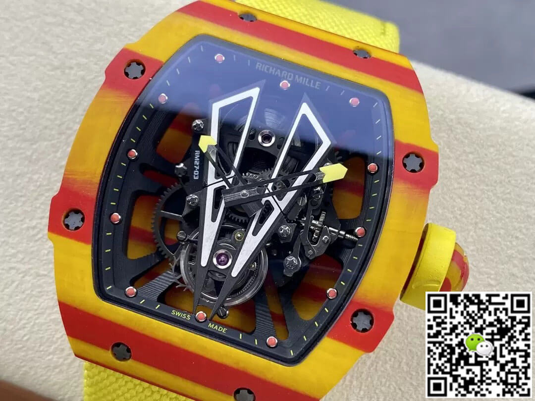 Richard Mille RM27-03 Tourbillon BBR Factory Yellow Carbon Fiber Case