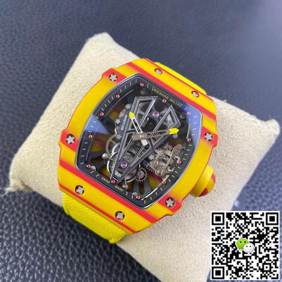 Richard Mille RM27-03 Rafael Nadal Tourbillon RM Factory Yellow Strap