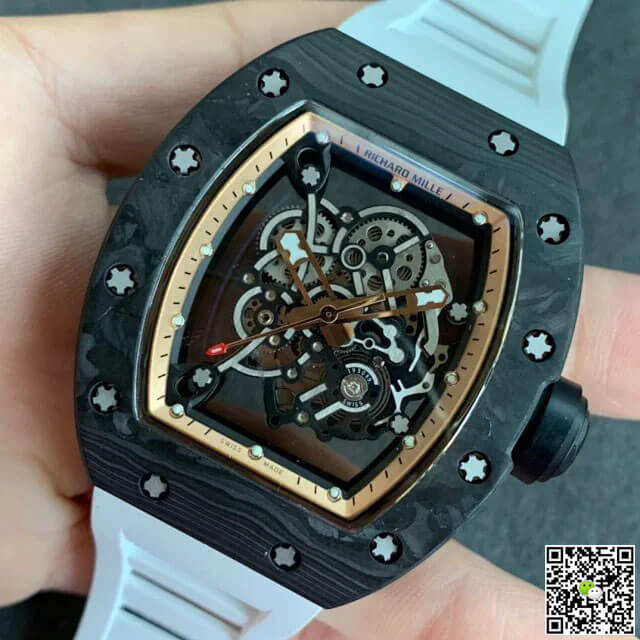 Richard Mille RM055 KV Factory V2 Carbon Fiber Skeleton Dial