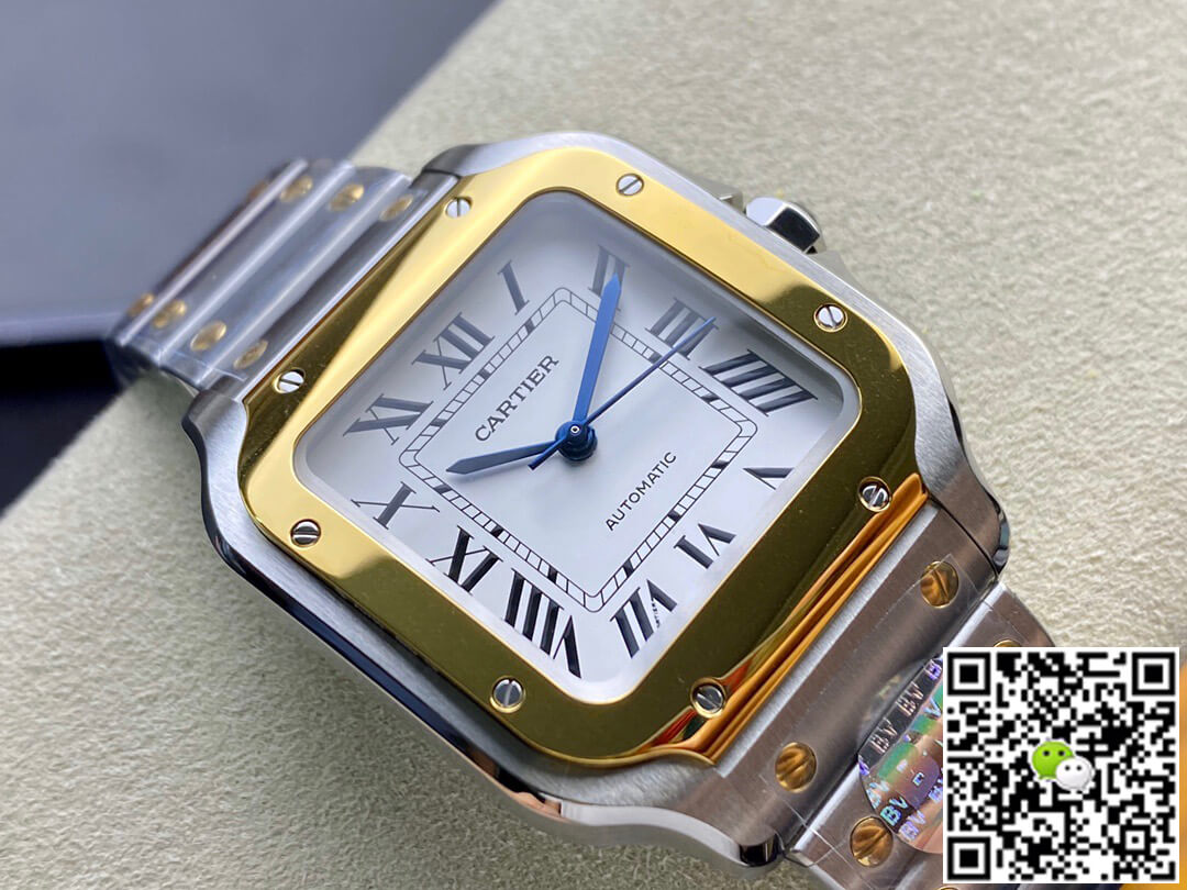 Cartier De Santos W2SA0016 35MM BV Factory White Dial