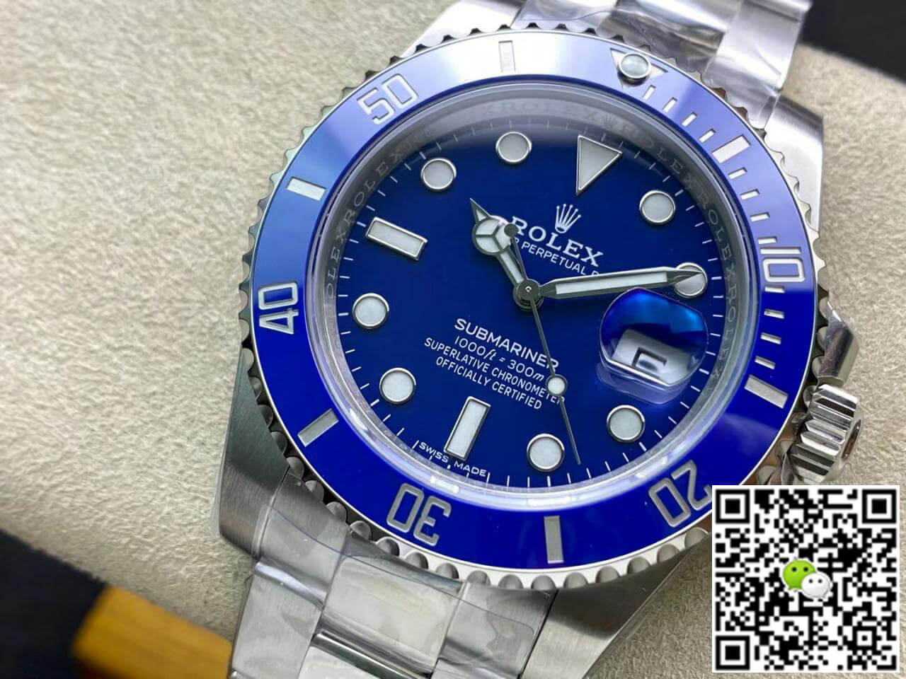 Rolex Submariner 116619LB-97209 VS Factory Blue Dial