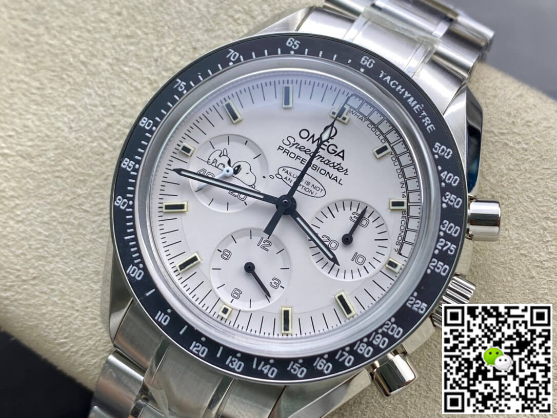 Omega Speedmaster Snoopy Award 311.32.42.30.04.003 OM Factory Stainless Steel Strap