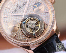 Jaeger-LeCoultre Master Complication Functions Tourbillon 18K Rose Gold Diamonds Dial