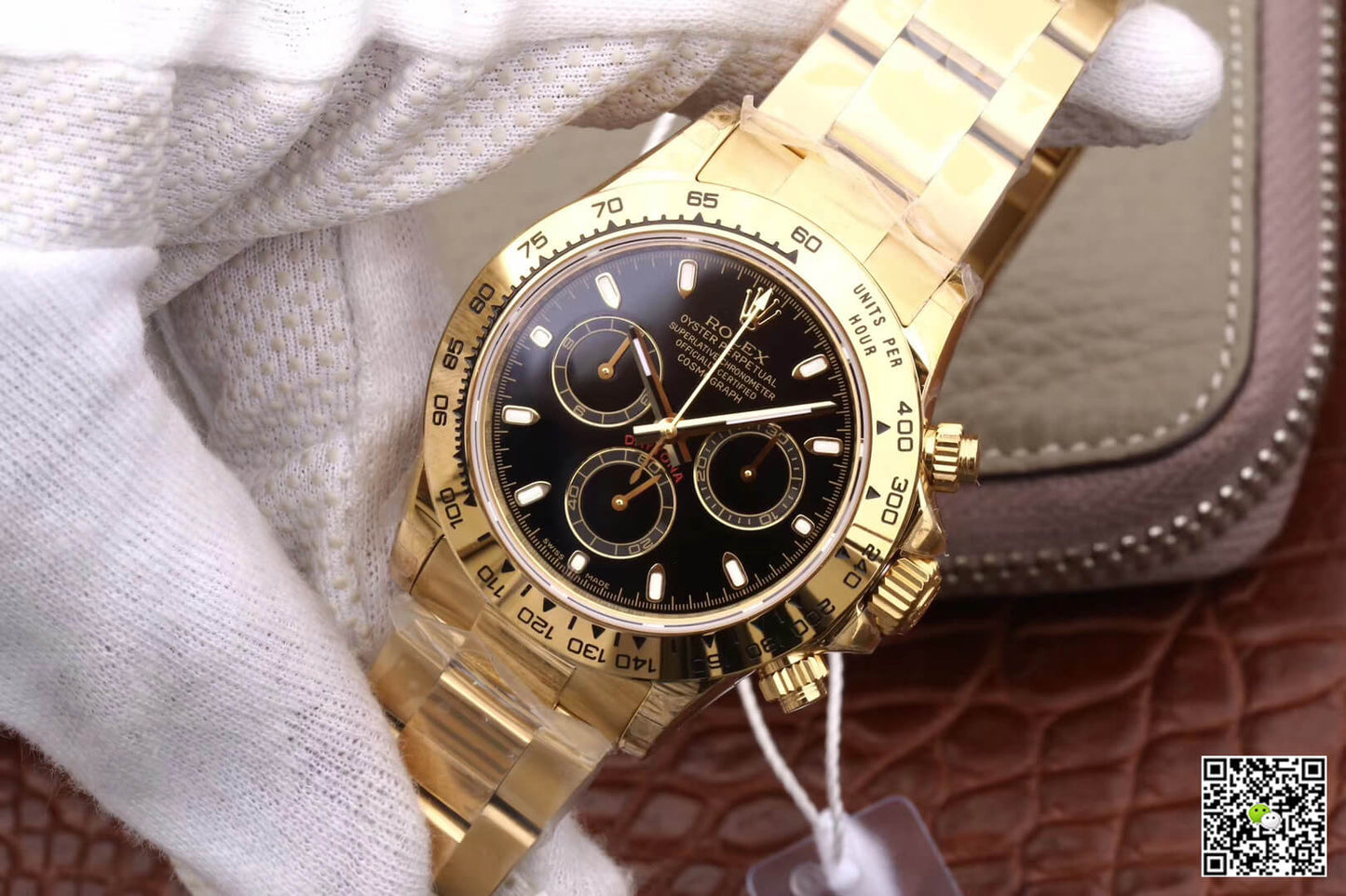 Rolex Daytona Cosmograph M116508-0004 JH Factory Yellow Gold Black Dial
