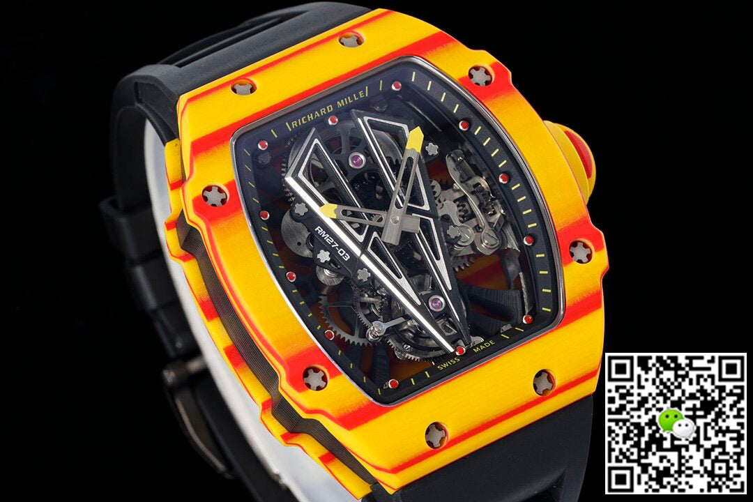 Richard Mille RM27-03 Rafael Nadal Tourbillon RM Factory Rubber Strap
