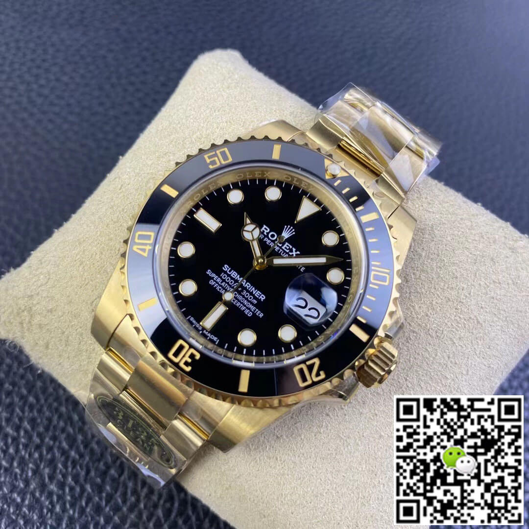 Rolex Submariner 116618LN-97208 Clean Factory Yellow Gold