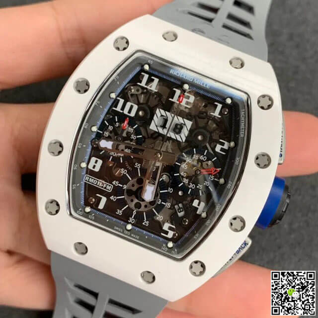 Richard Mille RM-011 KV Factory White Ceramic Case