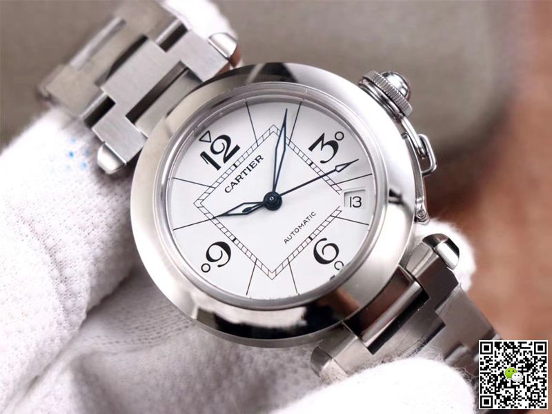 Cartier Pasha W31074M7 V9 Factory White Dial