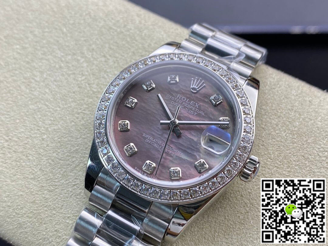 Rolex Datejust M178384-0019 31MM EW Factory Diamond-set Dial