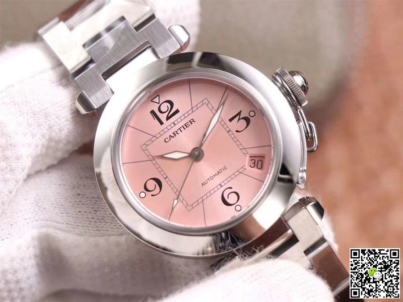 Cartier Pasha W31075M7 V9 Factory Pink Dial