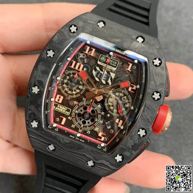 Richard Mille RM-011 KV Factory V2 Forged Carbon Black Case