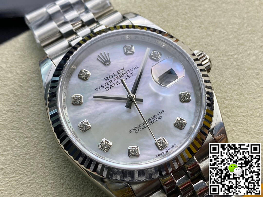 Rolex Datejust 178384-NG-63160 31MM EW Factory Fritillary Dial