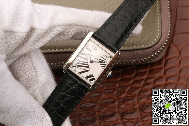 Cartier Tank W5200018 K11 Factory White Dial
