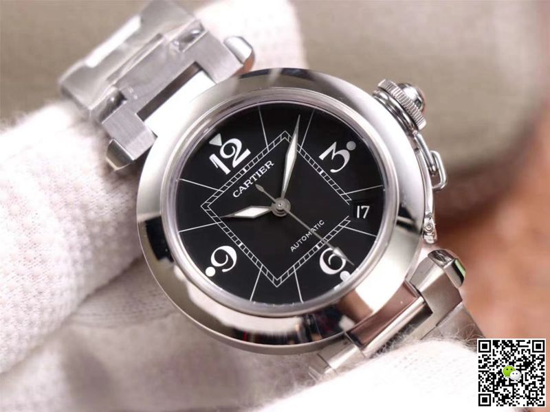 Cartier Pasha W31076M7 V9 Factory Black Dial