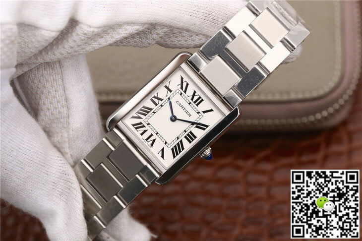 Cartier Tank W5200013 K11 Factory White Dial