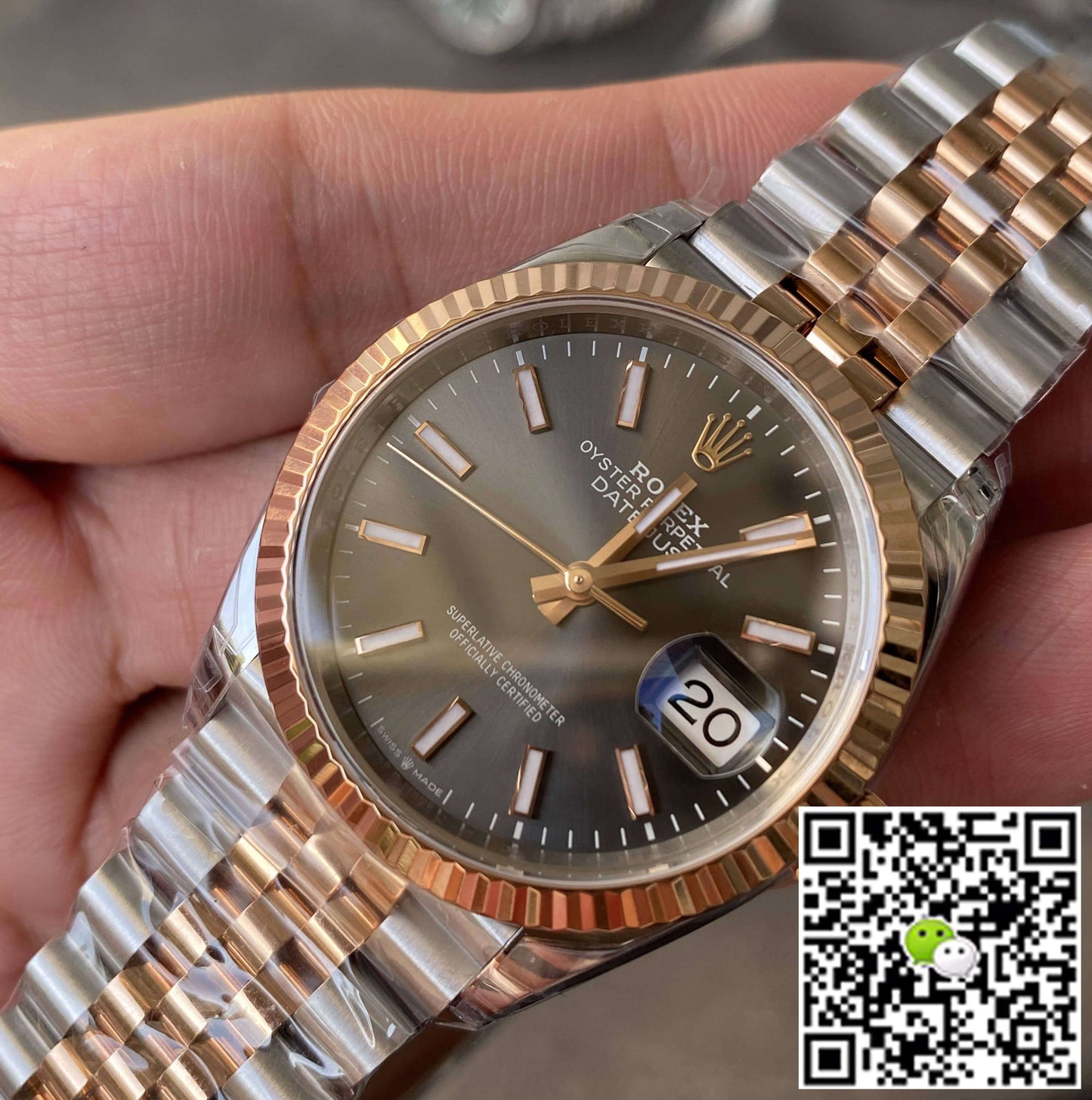 Rolex Datejust M126231-0013 36MM VS Factory Rose Gold