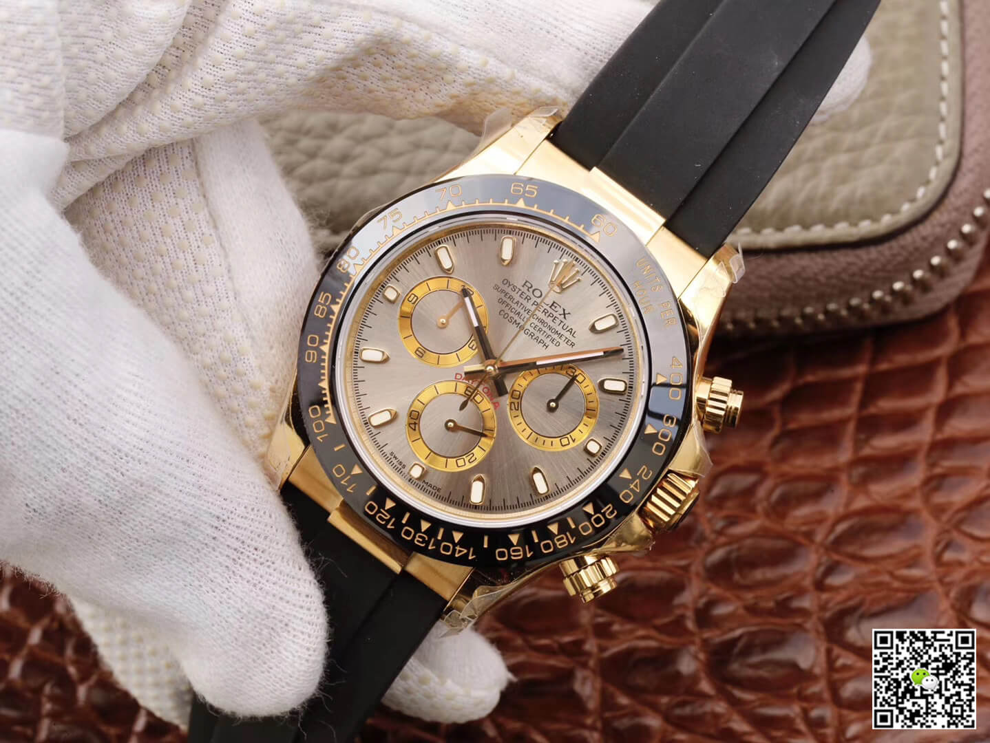 Rolex Daytona Cosmograph 116518LN JH Factory Silver Gray Dial