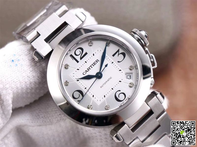 Cartier Pasha W31073M7 V9 Factory Silver Dial