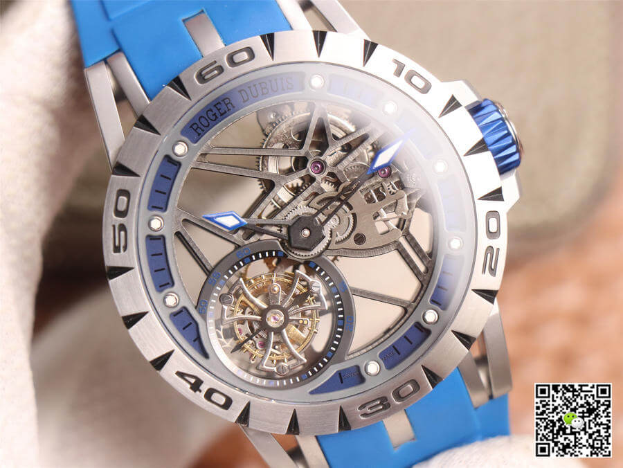 Roger Dubuis Excalibur Spidr RDDBEX0479 JB Factory Tourbillon Skeleton Dial