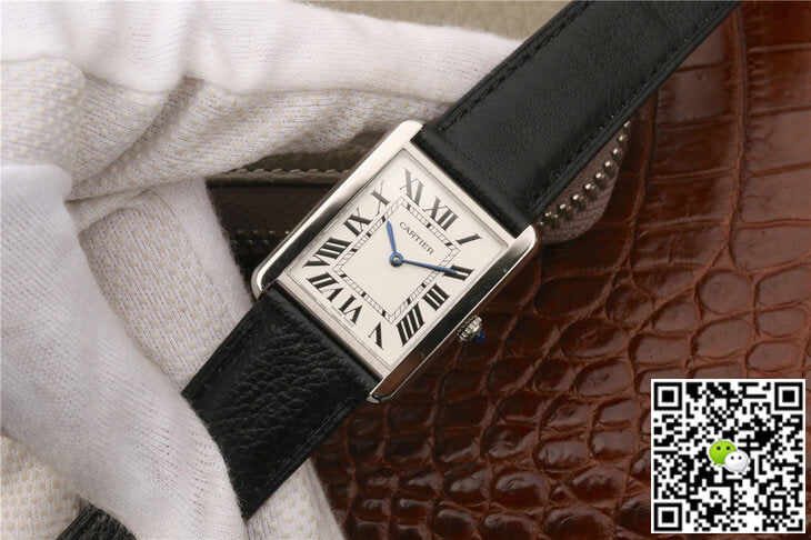 Cartier Tank WSTA0028 K11 Factory White Dial