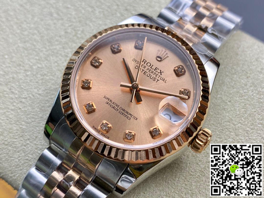 Rolex Datejust M278271-0024 31MM EW Factory Rose Gold