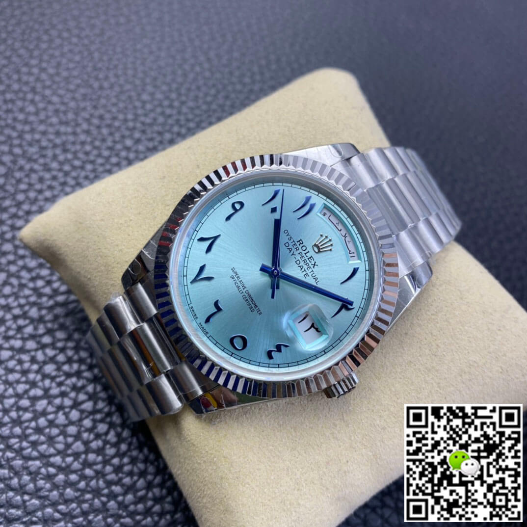 Rolex Day Date BP Factory Middle East Customization Ice Blue Dial