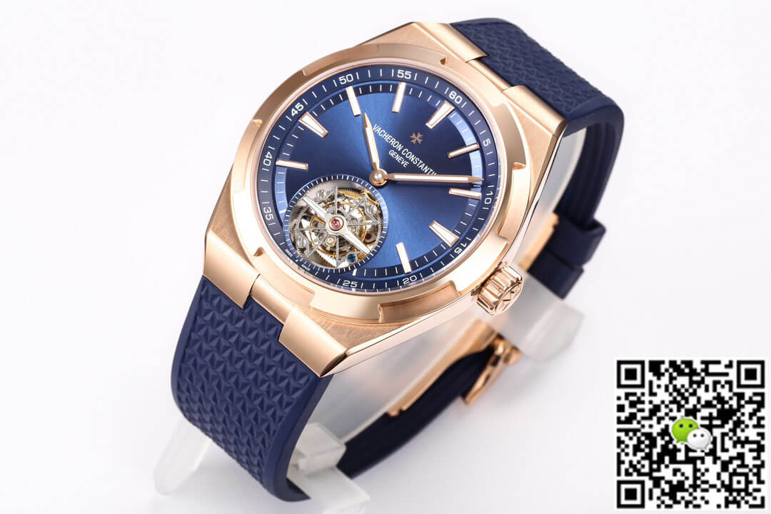 Vacheron Constantin Overseas Tourbillon 6000V/110R-B733 BBR Factory Blue Rubber Strap