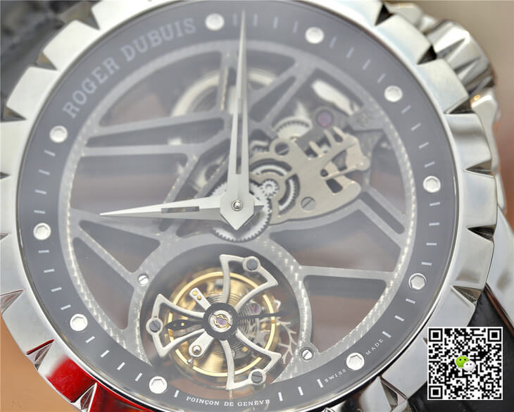 Roger Dubuis Excalibur RDDBEX0260 JB Factory Skeleton Tourbillon Dial