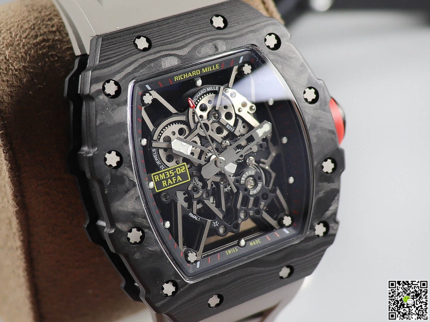 Richard Mille RM035 KV Factory V3 Carbon Fiber Skeleton Dial