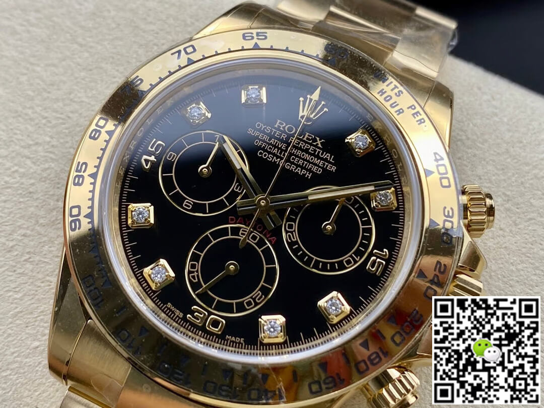 Rolex Cosmograph Daytona M116508-0008 Clean Factory Diamond-set Dial