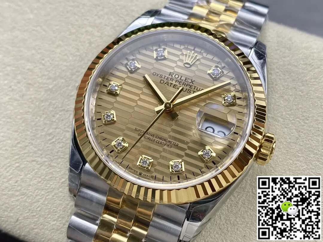 Rolex Datejust M126233-0045 36MM VS Factory Gold Dial