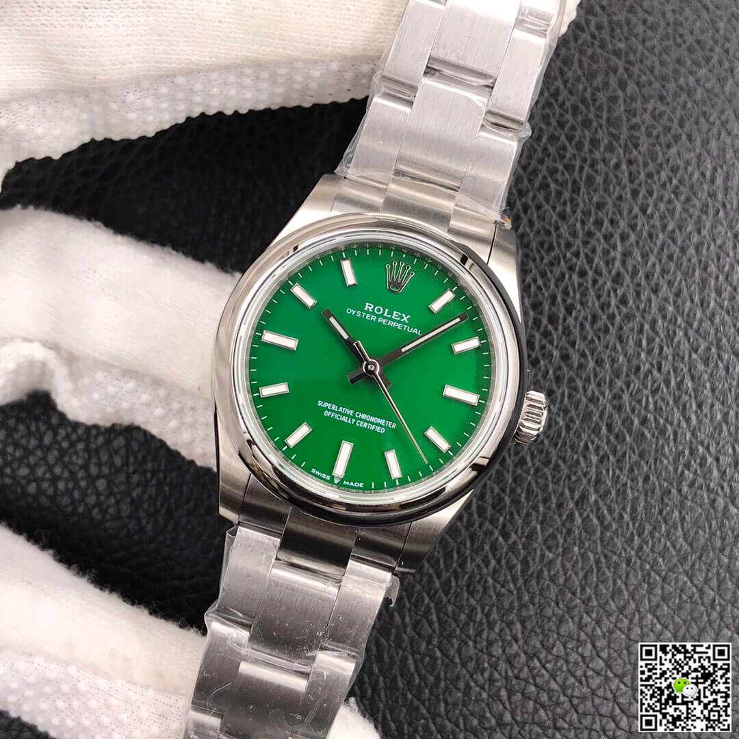 Rolex Oyster Perpetual M277200-0006 31MM EW Factory Green Dial