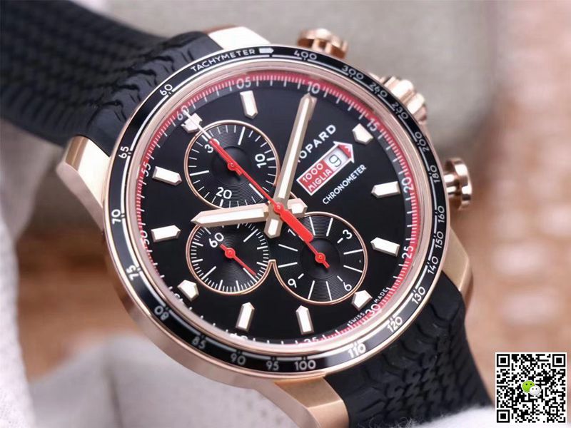 Chopard Classic Racing Mille Miglia GTS Chronograph 161293-5001 V7 Factory Black Dial